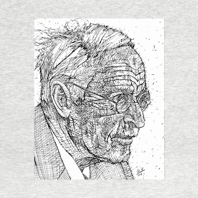 CARL JUNG - ink portrait .1 by lautir